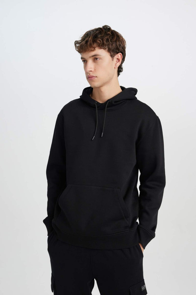 DeFacto Regular Fit Long Sleeve Hoodie - Image 4