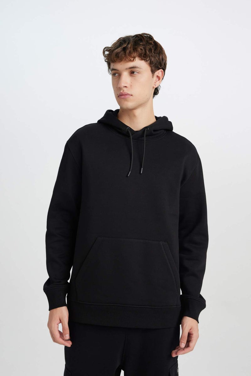 DeFacto Regular Fit Long Sleeve Hoodie - Image 3