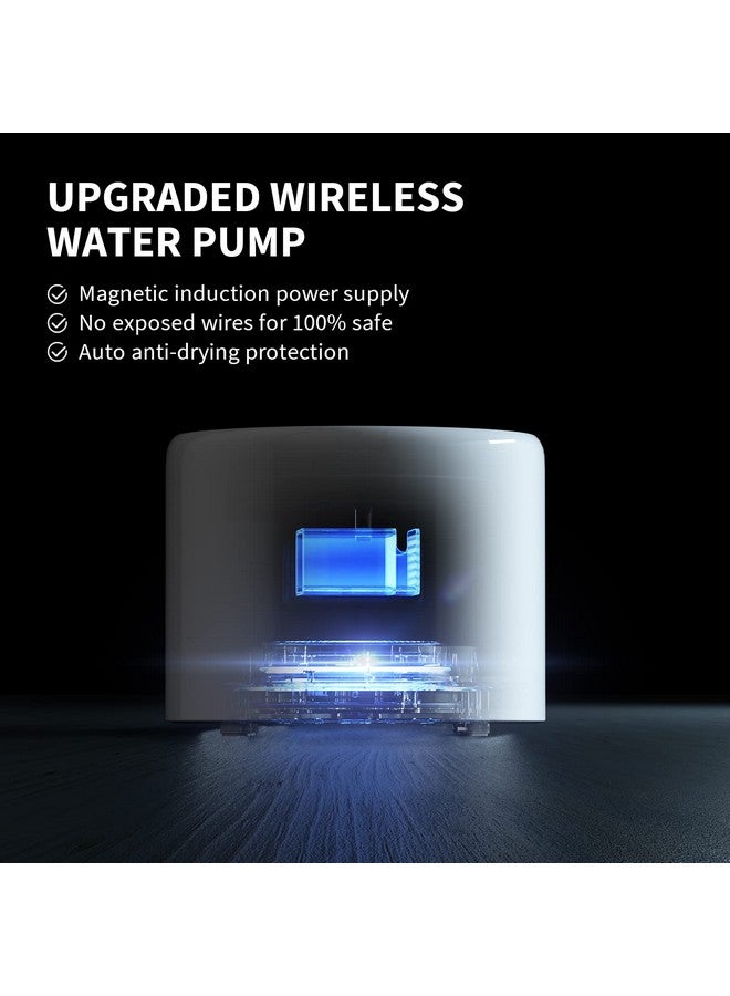 PETKIT Petk Stainless Steel Cat Water Fountain With Wireless Pump, Dog Cat Water Fountain Dispenser, Ultra Quiet Pet Water Fountain For Cats And Small Dogs - Image 2