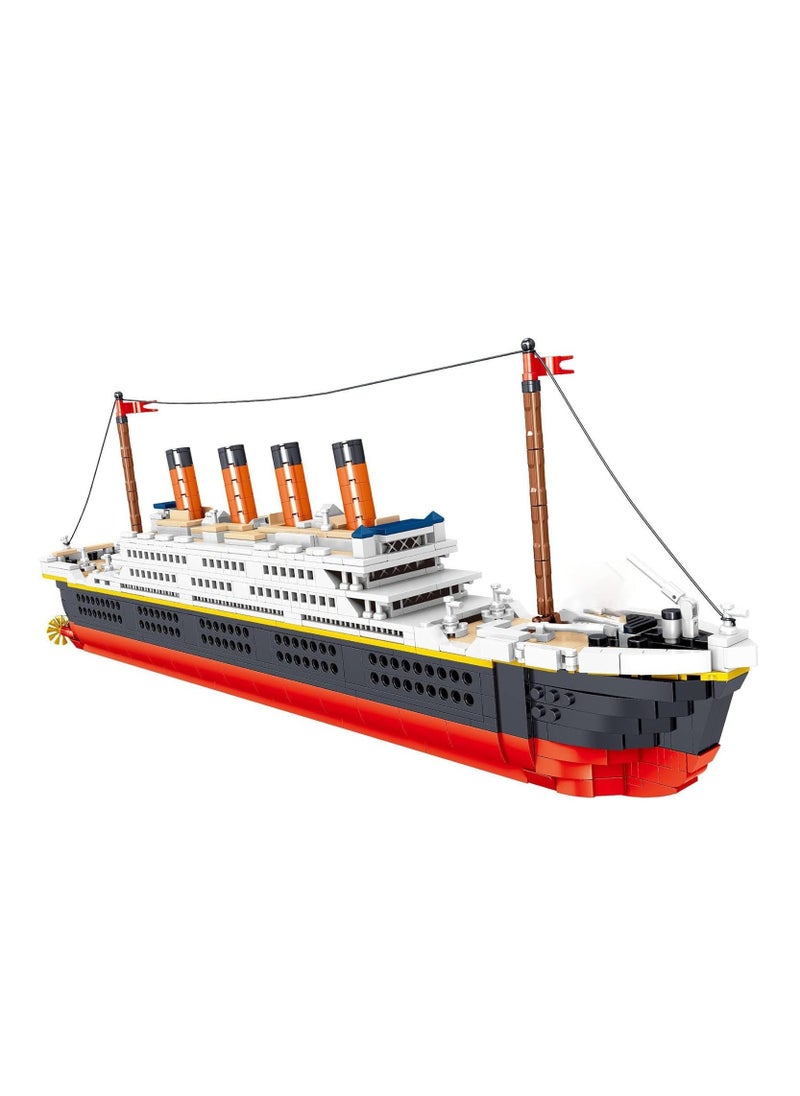 Technic Titanic Model Building Block Set - 1288Pcs Cruise Ship Replica Kit - Detailed and Historical Titanic Boat Model for Display