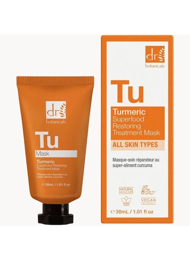 DR BOTANICALS Dr. Botanicals Apothecary Turmeric Restoring Treatment Mask 30ml - Image 3