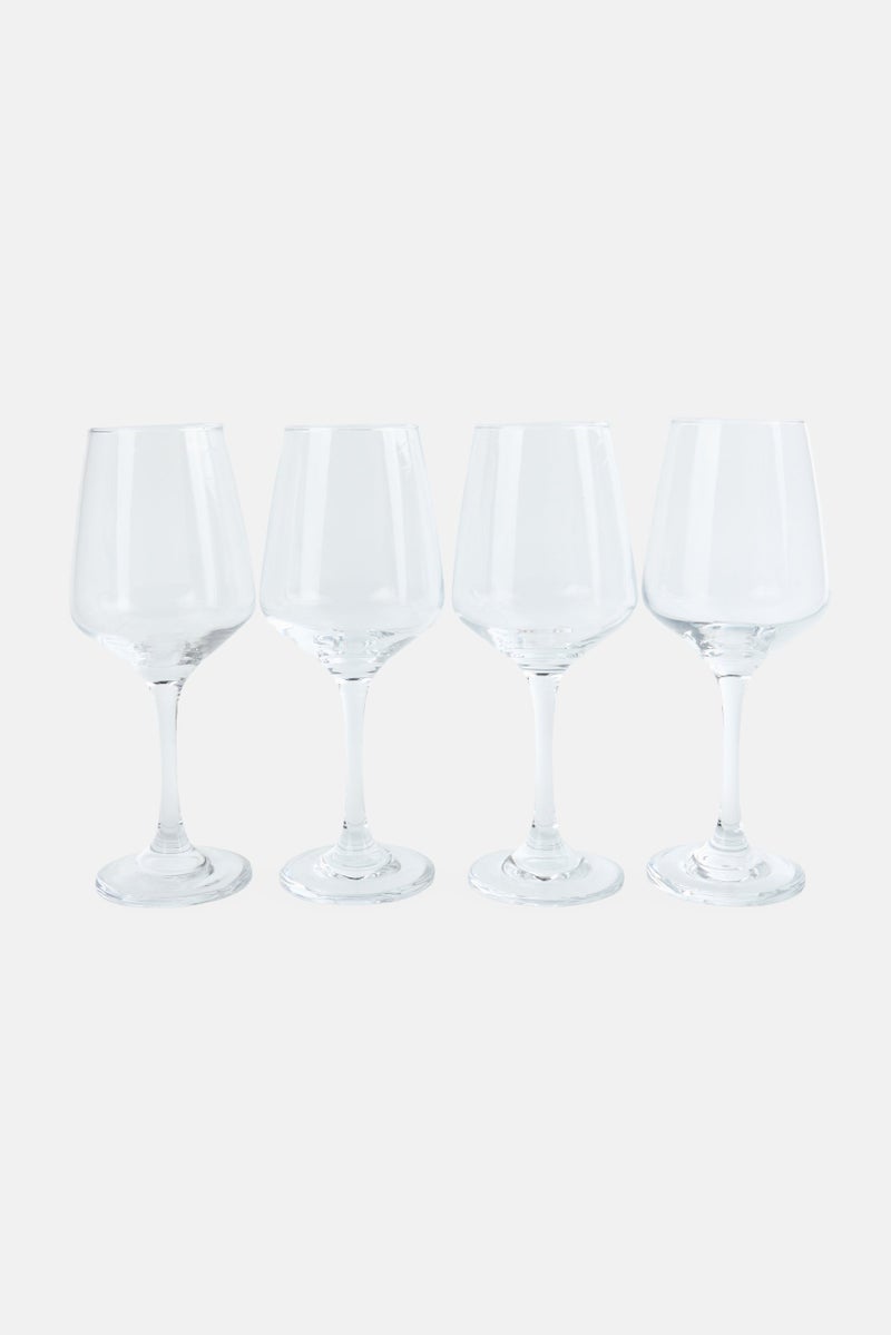 Bombay 4 Pieces Goblet Wine Set 430ml, Trasparent  - Image 1