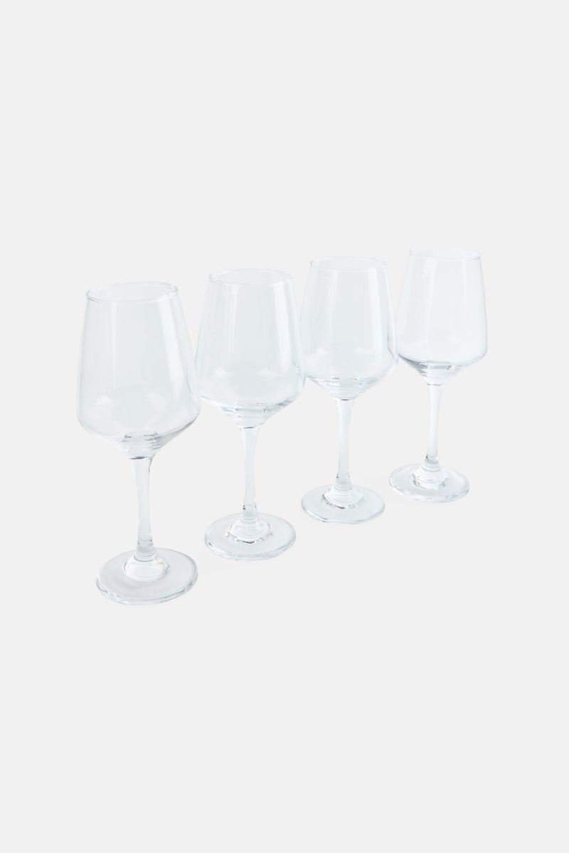 Bombay 4 Pieces Goblet Wine Set 430ml, Trasparent  - Image 2