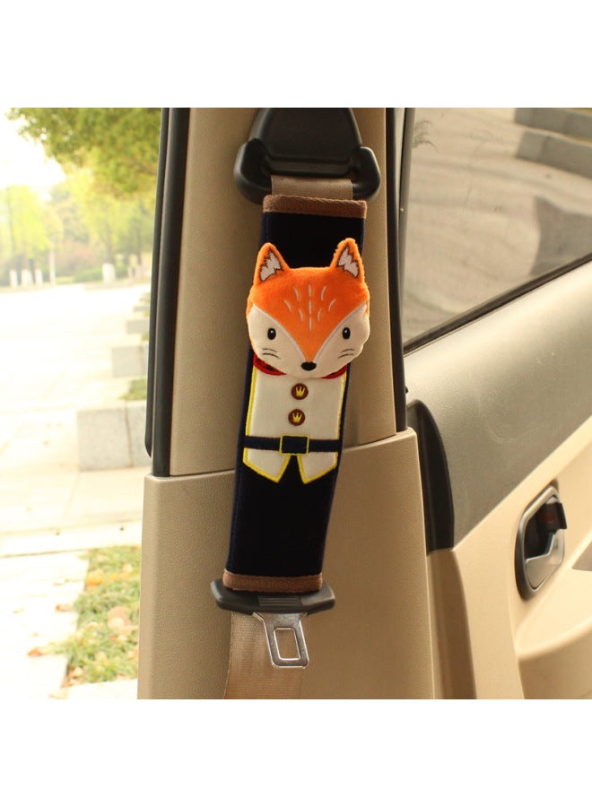 Car Seat Belt Shoulder Cover Safety Belt Four Seasons Lengthened Cartoon Cute Car Fixing Belt Protective Cover Interior Accessories - Image 1