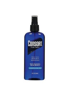 Consort For Men Hair Spray Nonaerosol Extra Hold Unscented 8 Fl Oz / 237 Ml  - Image 3