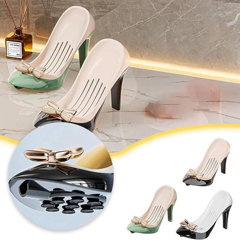 Prostuff.in® Creative High Heels Shape Design Self Draining Soap Organizer Non Slip Decorative Soap Holder Soap Containers Keep Dry for Shower Bathroom Kitchen, Keep Soap Bar Dry 1 Pcs - Image 3