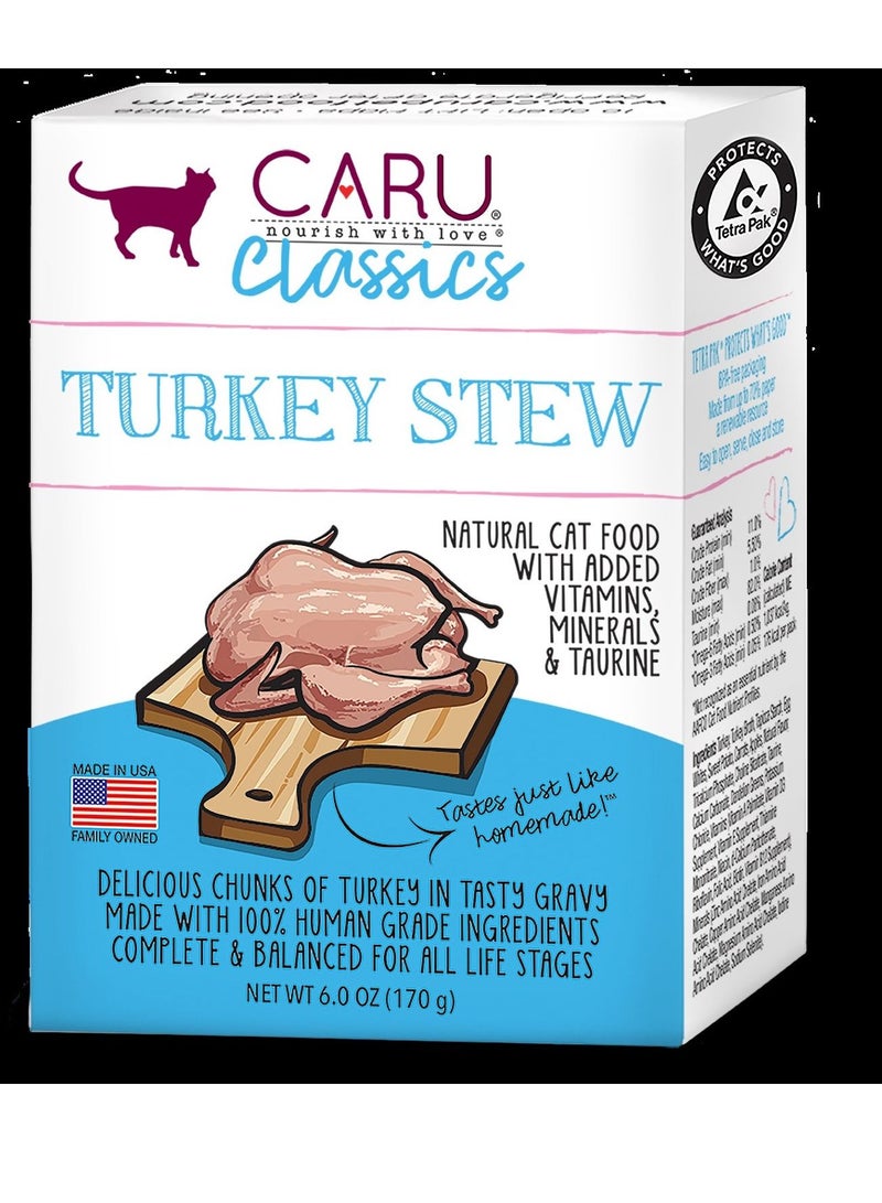 CARU Classic Stews Turkey Stew 170gr-CAT Food