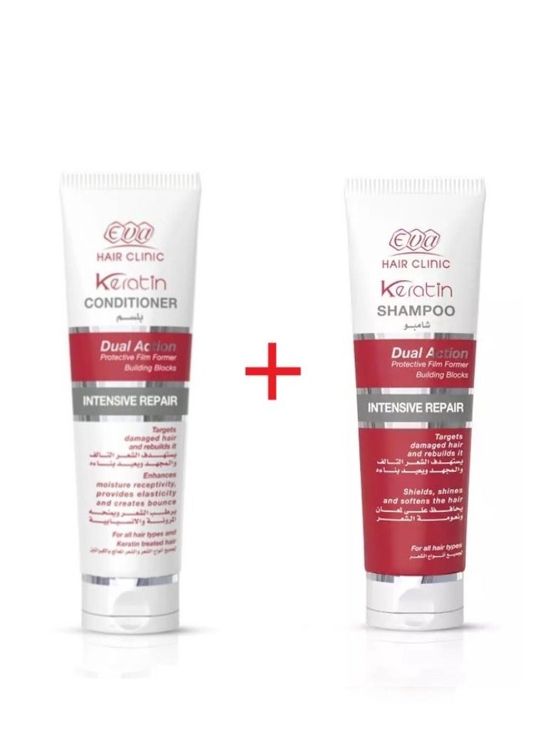 Eva Shampoo and Conditioner Ekeratin 230+230ML