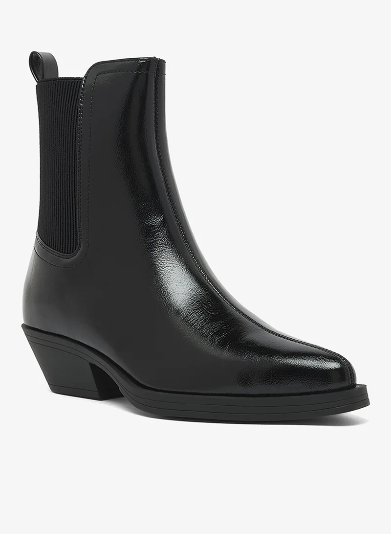 Only Bronco Chelsea Cowboy Ankle Boots