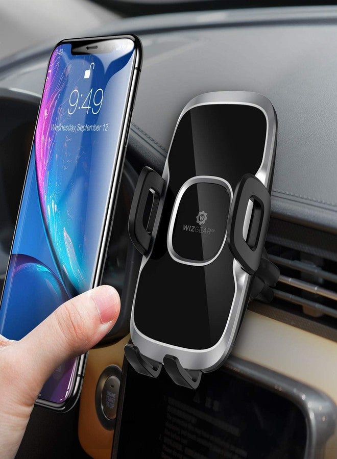 WIzGear Phone Holder for Car, WizGear Car Phone Mount Air Vent Cell Phone Holder for Car, Air Vent Phone Holder for Car with Twist Lock Base Compatible with iPhone Xs/XS Max / 8/7 / 6, Galaxy S and More - Image 3