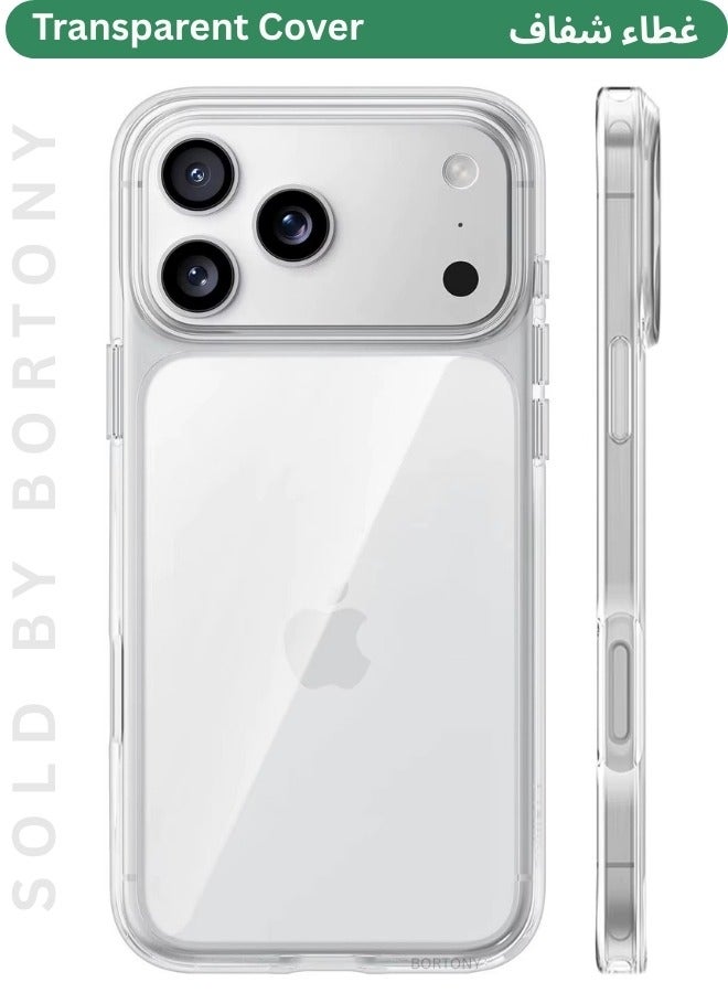BORTONY iPhone 17 Pro Case Clear, Slim Scratch Resistant Anti-Drop iPhone 17 Pro Cover Shockproof Protective Phone Case for iPhone 17 Pro 6.3 inch - Image 1