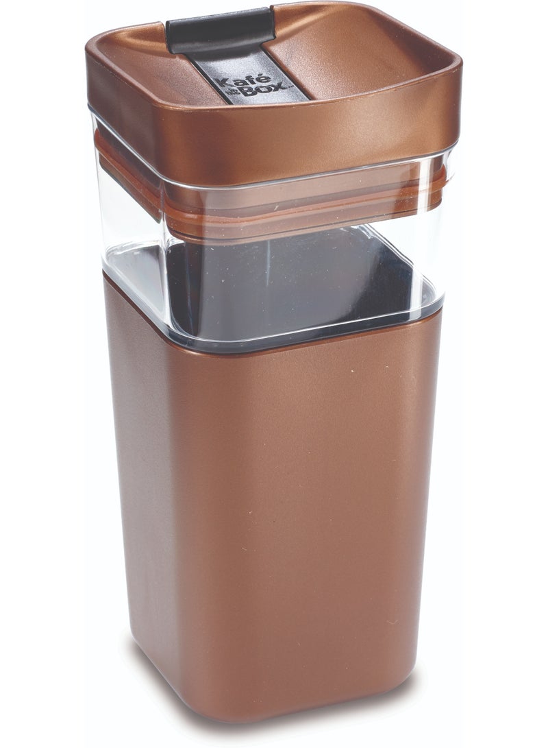 Precidio Kafe in the Box UNIQUE - Black | 12 oz/355 ml | Reusable Coffee & Tea Cup | BPA Free | Stylish & Convenient | Dishwasher Safe | Hot/Cold Sleeve | Eco-Friendly - Image 2