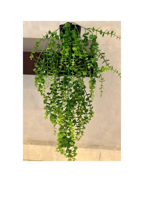 Waterfall And Artificial Plants