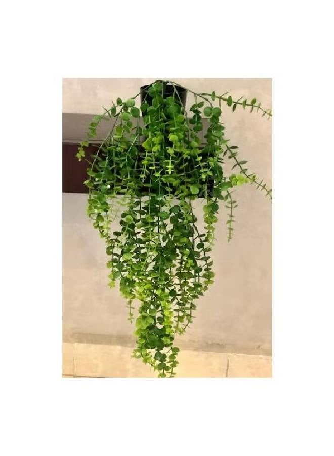 Waterfall And Artificial Plants