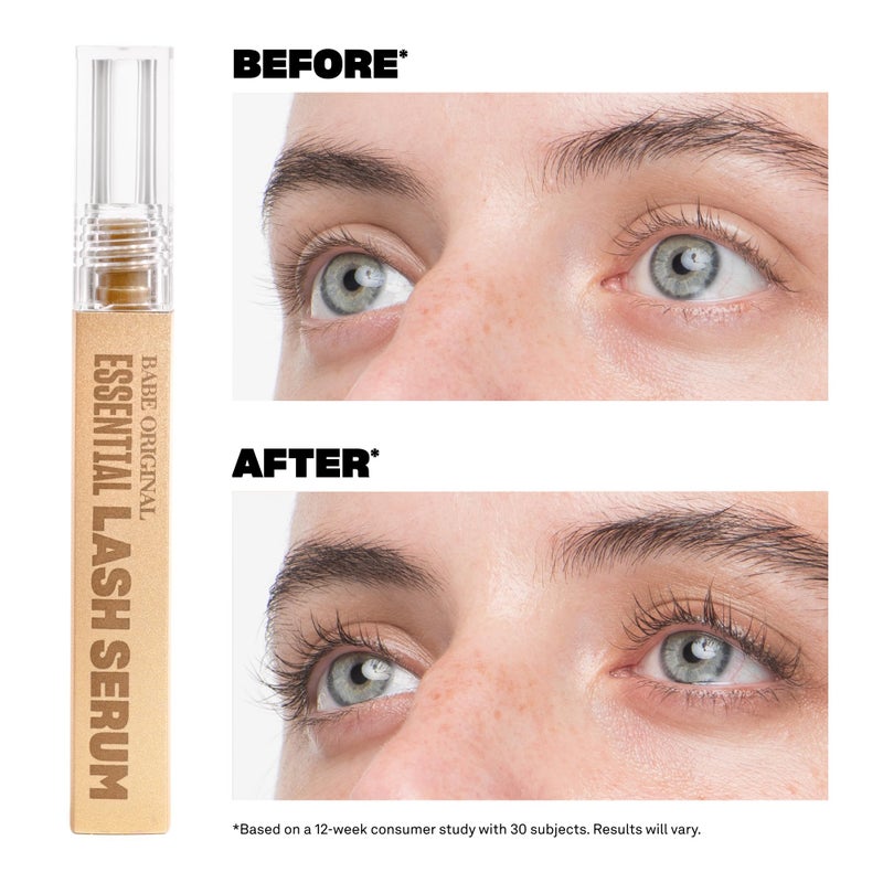 Babe Original Eyelash Serum for Natural, Fuller & Longer Looking Eyelashes - Lash Serum Hydrates Lashes for Lash, Brow & Lash Extensions - 4mL - Image 2