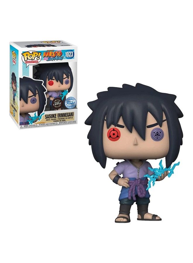 Funko Pop Naruto Shippuden Sasuke Uchiha Rinnegan W Chidori Chase Figure (Aaa Anime Exlcusive) - Image 5