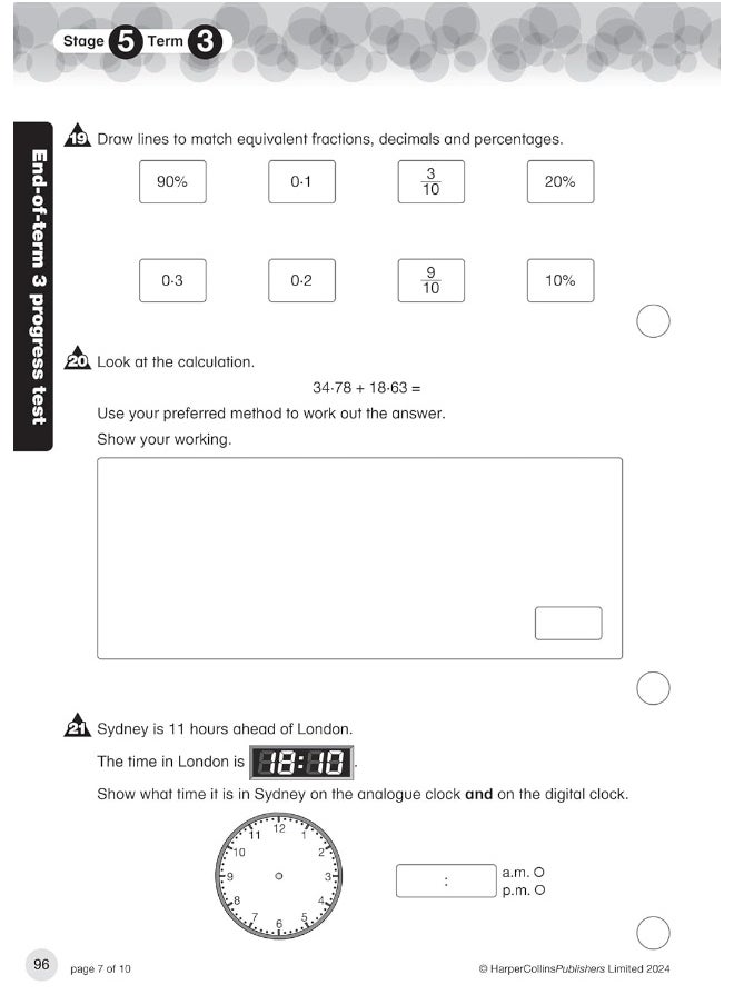 International Primary Maths Progress Book Teacher’s Pack: Stage 5  - Image 5