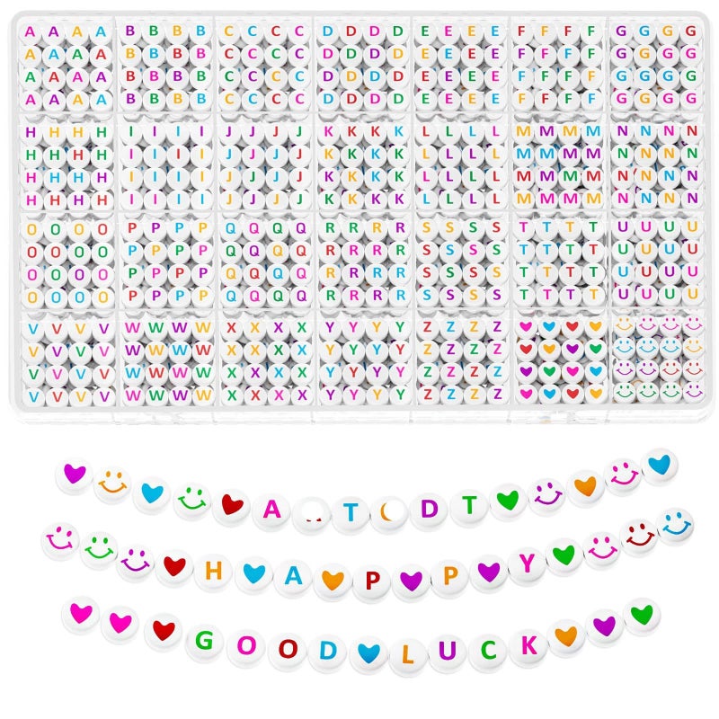 Acrylic Alphabet Beads DIY Jewelry Kit Style 16 800 28 grid drop oil color letter beads 10 meters
