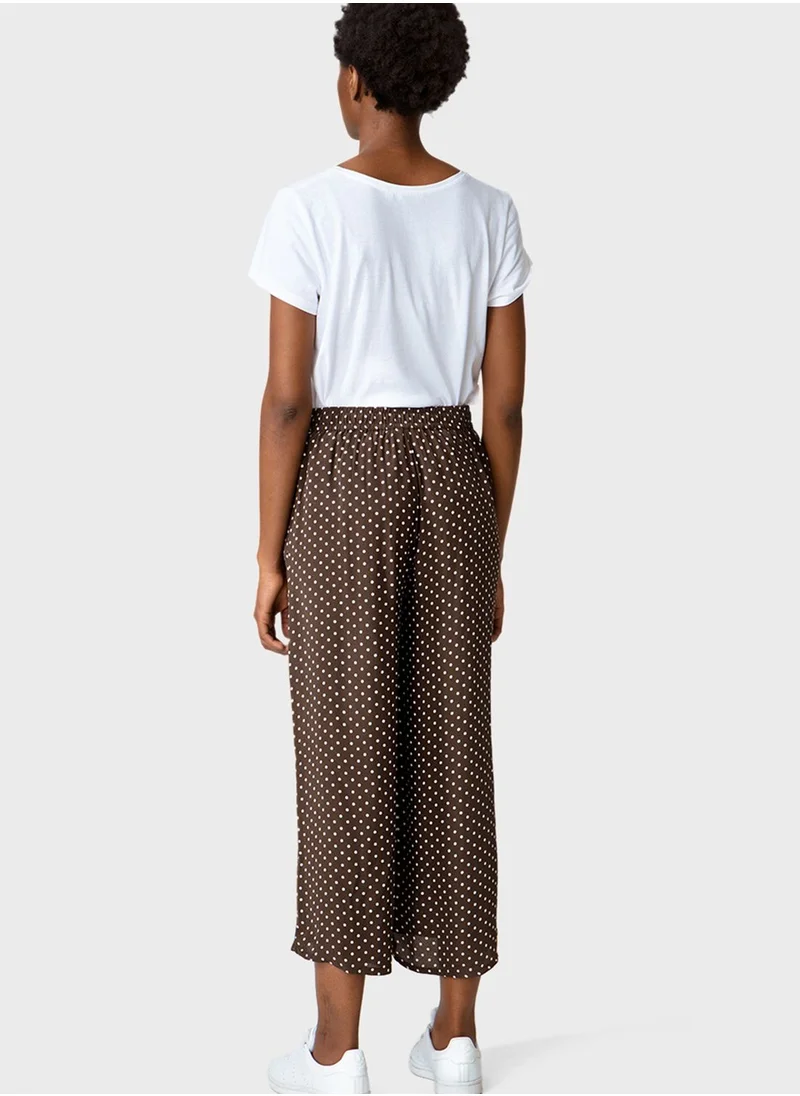 INDISKA Polka Dot Wide Leg Pants