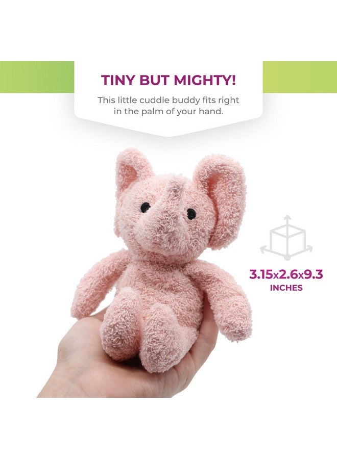 Thermal-Aid Thermal-Aid Zoo - Mini Microwavable Stuffed Animal - Plush Toy and Hot Cold Pack - Tiny The Elephant - 3.15 x 2.6 x 9.3 in  - Image 5