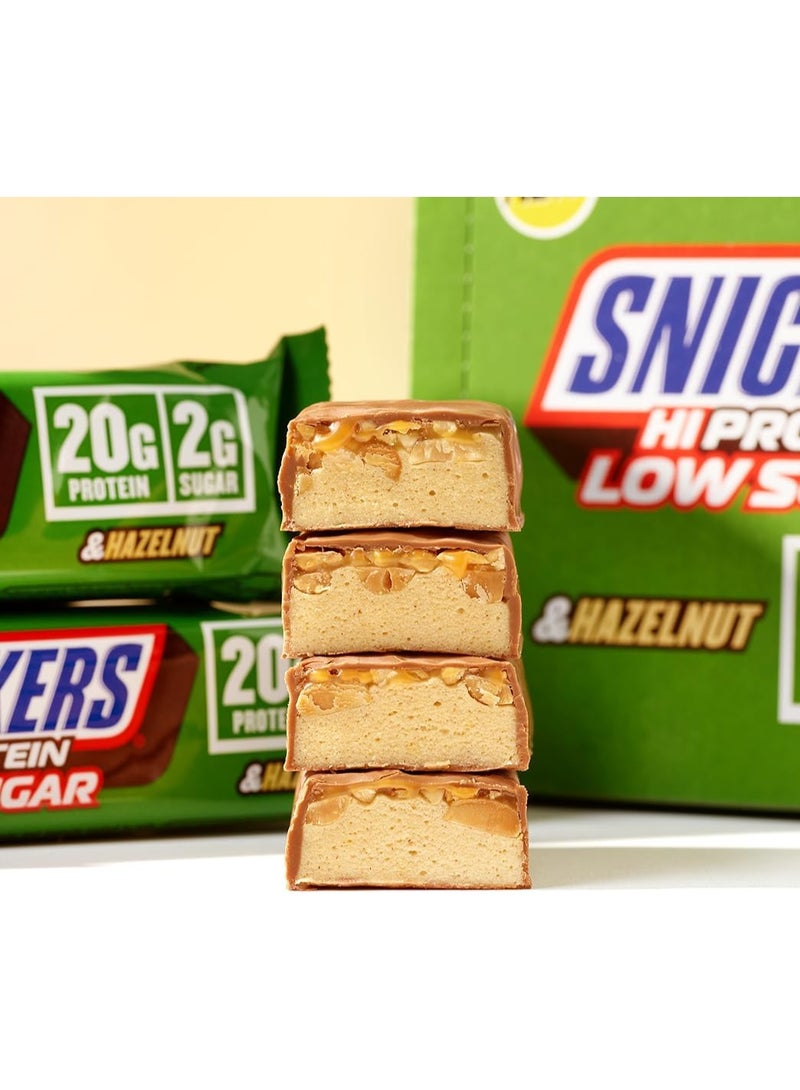 سنيكرز هاي بروتين منخفض السكر بالبندق 12 × 57 جم - Image 3