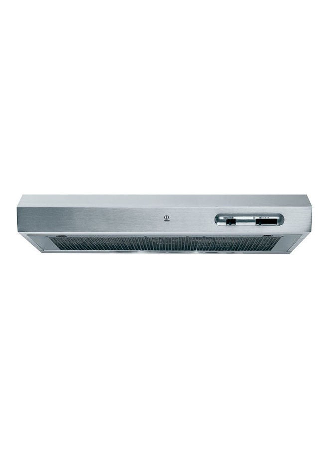 إندست غطاء واقٍ بمدخنة، 90 سم مدمج ISLK 96 LS X فضي - Image 2