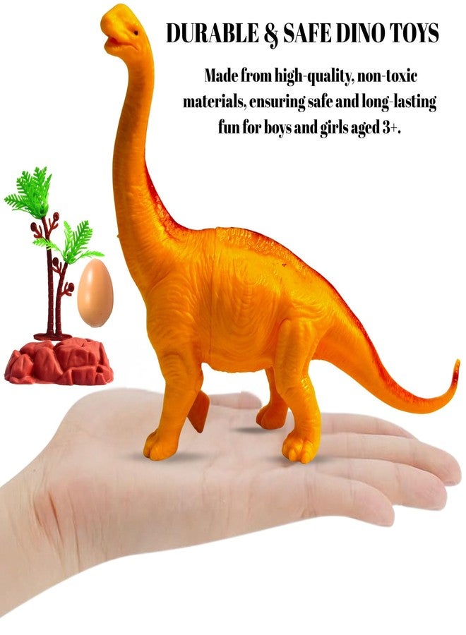 MALLEXO 10PCS Realistic Dinosaur Toys for Kids 3+ | Attractive Prehistoric Dino Action Figures for Boys and Girls Dinosaurs World Animals Toy Set Birthday Gift for Children Learning & Decoration Items - Image 2
