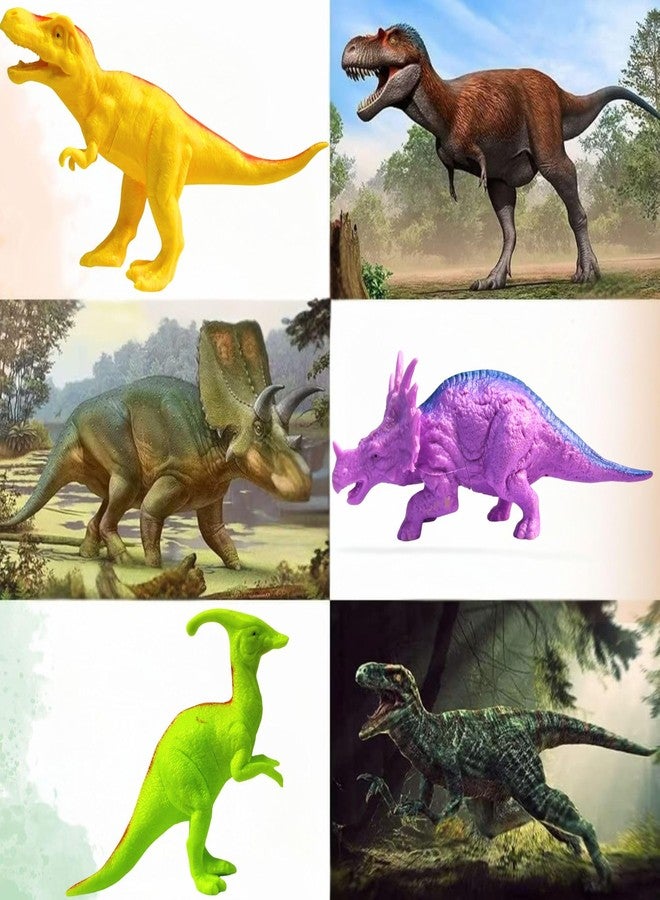 MALLEXO 10PCS Realistic Dinosaur Toys for Kids 3+ | Attractive Prehistoric Dino Action Figures for Boys and Girls Dinosaurs World Animals Toy Set Birthday Gift for Children Learning & Decoration Items - Image 5