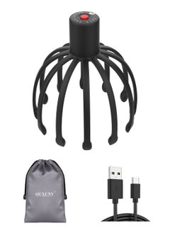 Scalp Massager, Electric Head Massager with 3 Modes, 12 Vibration Contacts, 360 Degree Wireless Head Scratcher for Scalp Stress Relax and Tension, Deep Sleeping, Ideal Gift