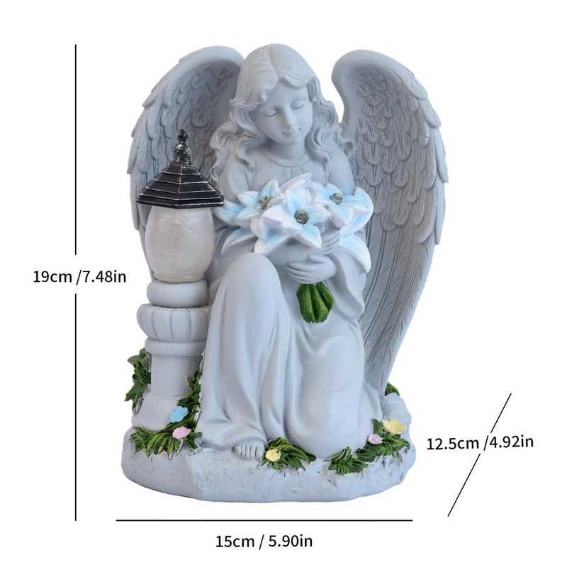 Solar Beautiful Praying Angel Outdoor Light for Garden Lawn Home Scene Decorative Night Lamp - Image 3