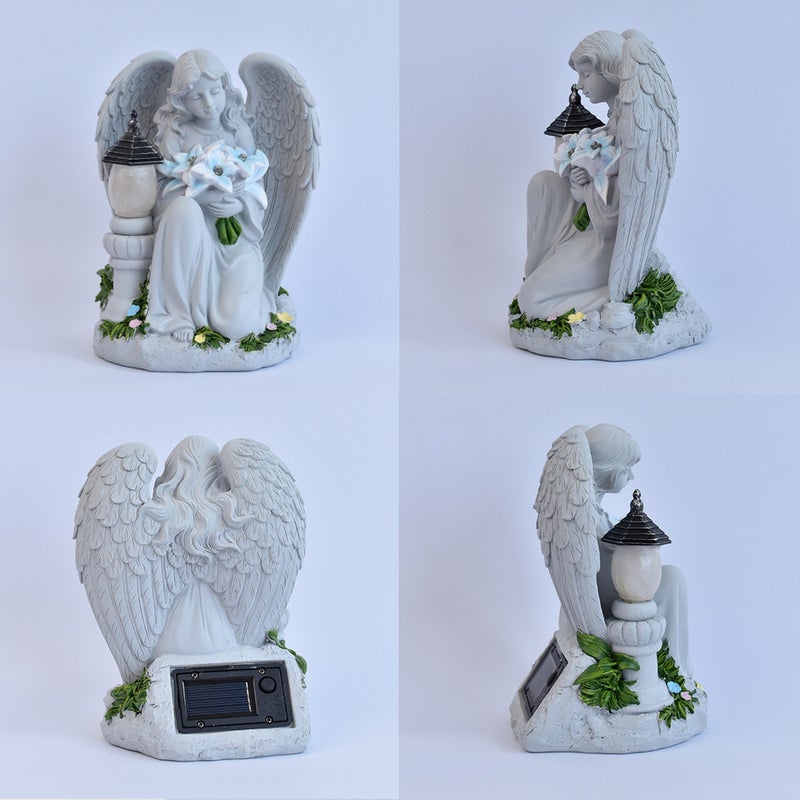 Solar Beautiful Praying Angel Outdoor Light for Garden Lawn Home Scene Decorative Night Lamp - Image 4