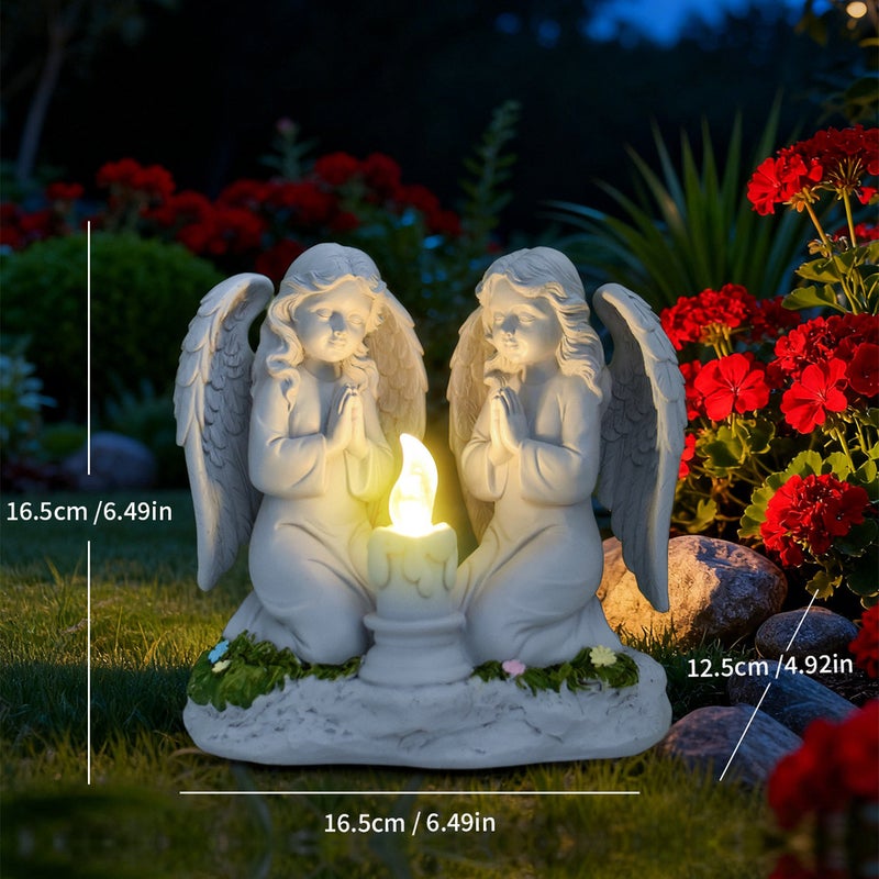 Solar Beautiful Praying Angel Outdoor Light for Garden Lawn Home Scene Decorative Night Lamp - Image 1