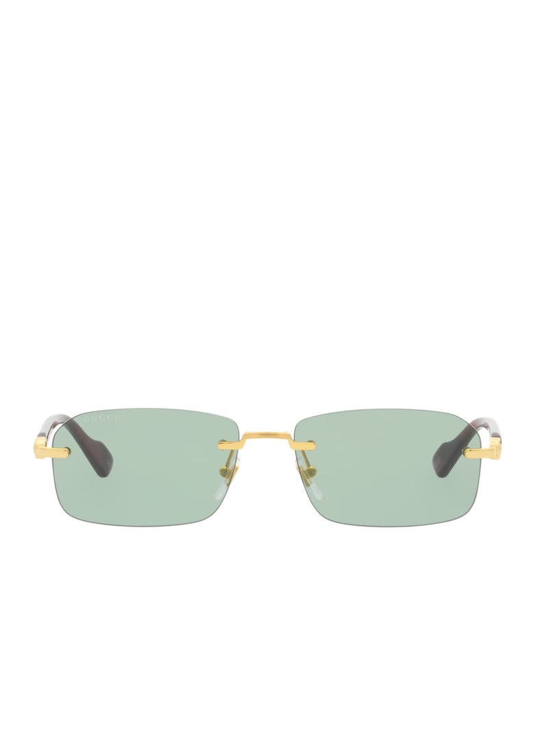 غوتشي نظارة شمسية غوتشي GG1221S-003 ذهبية - Image 1