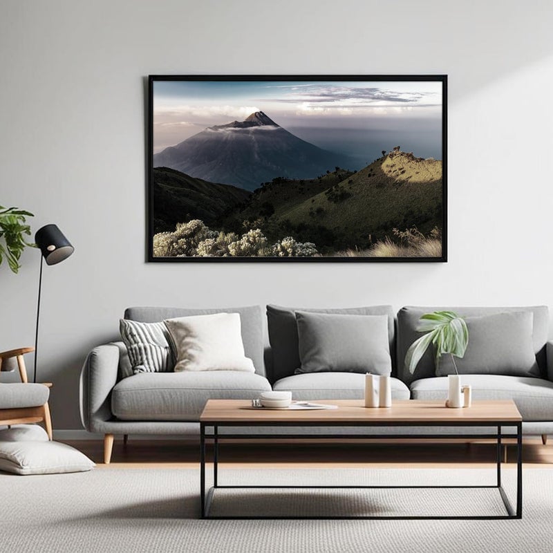 Fisnish 27x40 Poster Frame Black, 27x40 inch Movie Poster Frame with HD Plexiglass Durable and Scratch-proof for Horizontal or Vertical Wall Mounting, 1 Pack - Image 2