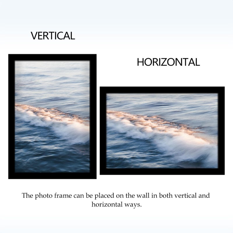Fisnish 27x40 Poster Frame Black, 27x40 inch Movie Poster Frame with HD Plexiglass Durable and Scratch-proof for Horizontal or Vertical Wall Mounting, 1 Pack - Image 5