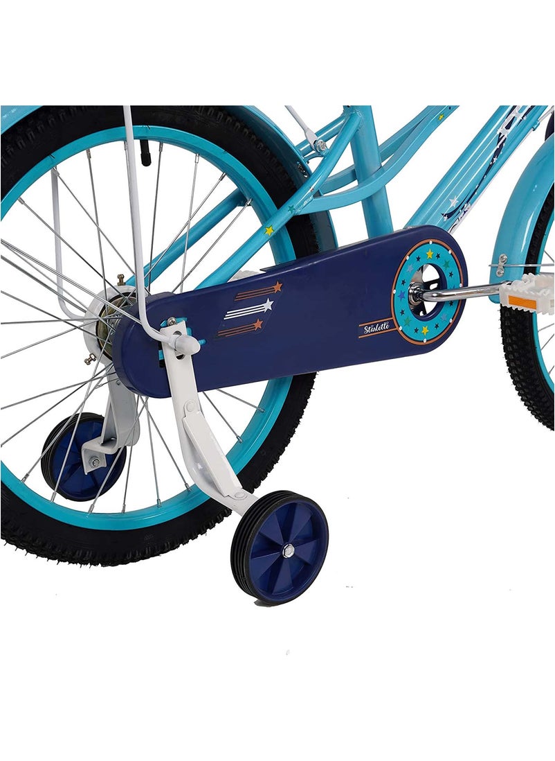 Vego Vego Starlette Girl's 20 Inch Bicycle with Training Wheels Blue  - Image 3