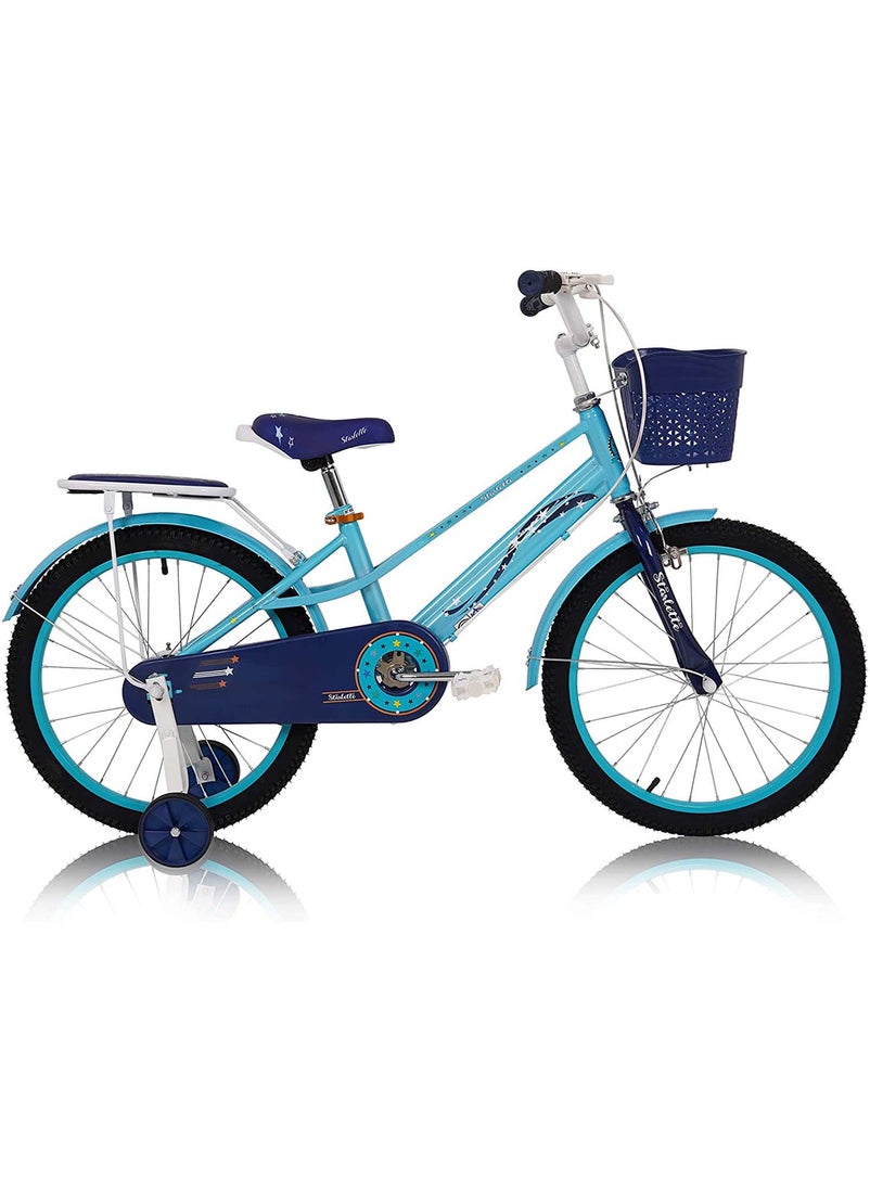 Vego Vego Starlette Girl's 20 Inch Bicycle with Training Wheels Blue  - Image 2