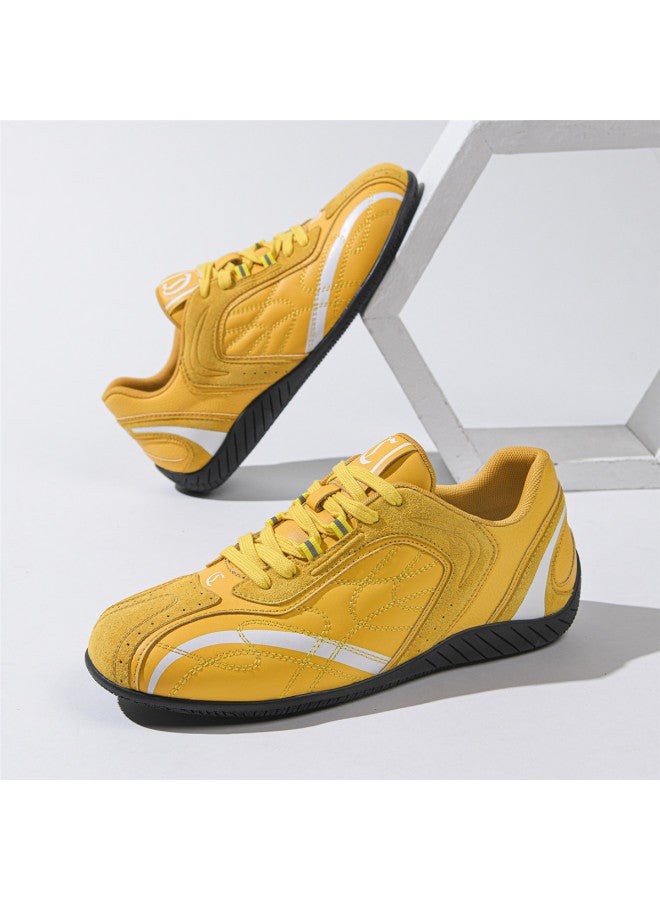 Cabbeen Autumn/winter New Fashion Patchwork Retro Men's Casual Shoes Versatile Trendy Skate Shoes Men - Image 2