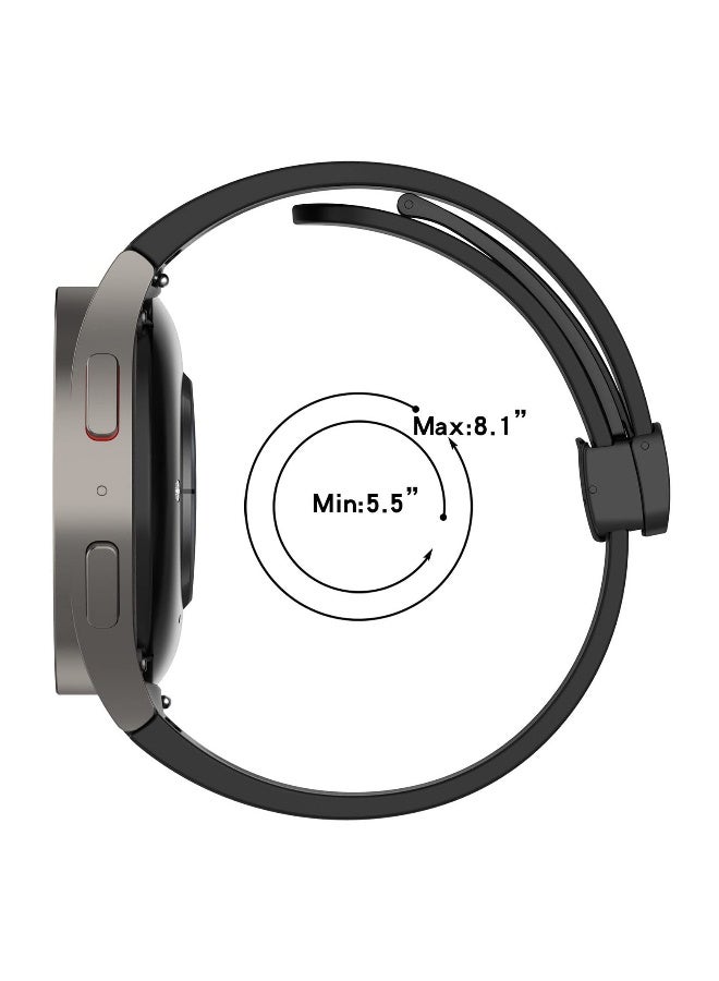 NIBEMINENT 22MM Straps Compatible with Huawei Watch GT5(46MM)/GT4(46MM)/GT3(46MM)/GT3 Pro(46MM)/GT2(46MM)/GT2e(46MM)/GT/GT Runner,Huawei Watch 4/4 Pro/3/3 Pro,Honor Watch 4 Pro/GS3/Magic Watch 2,Soft Silicone Band With Magnetic Buckle for Men,Women,Blue  - Image 5