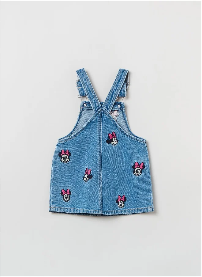 Ovs Pinafore with Minnie Mouse embroidery