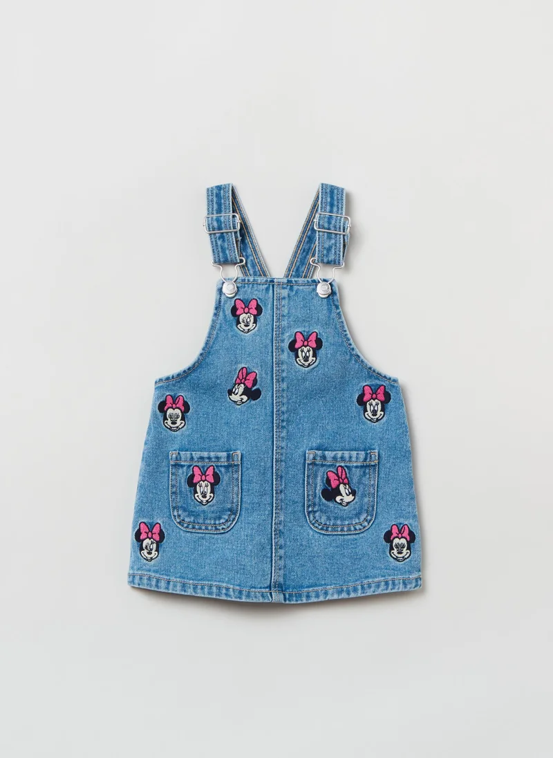 Ovs Pinafore with Minnie Mouse embroidery