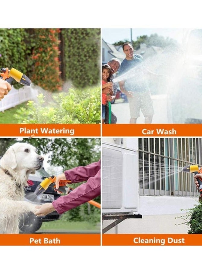 Conan 5 Piece Set Of Water Spray Gun Head Compatible With Half Inch Water Hose With 3 Sections Of Strong Thrust And High Pressure Comfortable Hand Grip Design Suitable For Washing The House Windows Car Deck Or Watering The Garden Farm Or Chalet Suitable For The Home Farm Car Wash Or In Construction Sites - Image 5