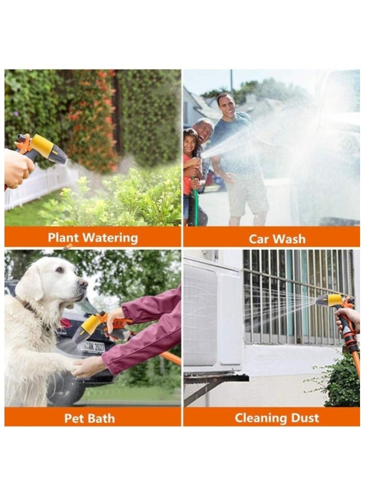 Conan 5 Piece Set Of Water Spray Gun Head Compatible With Half Inch Water Hose With 3 Sections Of Strong Thrust And High Pressure Comfortable Hand Grip Design Suitable For Washing The House Windows Car Deck Or Watering The Garden Farm Or Chalet Suitable For The Home Farm Car Wash Or In Construction Sites - Image 3