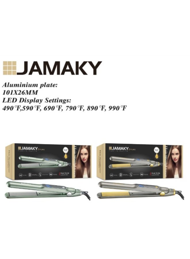 JAMAKY Professional Hair Straightener with Aluminum Plate JPC10015