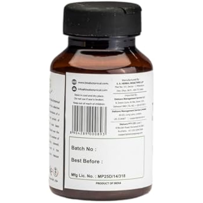 bixa BOTANICAL | Ayurvedic Natural Herbal Supplement Triphala Extract Capsule (Amla + Haritaki + Bibhitak) (60 Count (Pack of 1) - Image 3