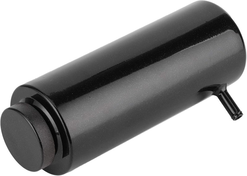 Radiator Coolant Aluminum Catch Tank, Universal Coolant Overflow Reservoir, 800ml Aluminum Alloy Overflow Tank with Rubber Hose and Mounting Kit for All Vehicles (Black) - Image 5