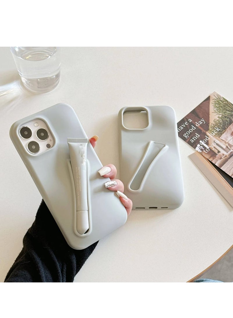 3D Lip Gloss Silicone Soft Rubber Rhode Phone case Lip Balm Back Cover, Compatible With iPhone 14/15 Pro max - Image 5