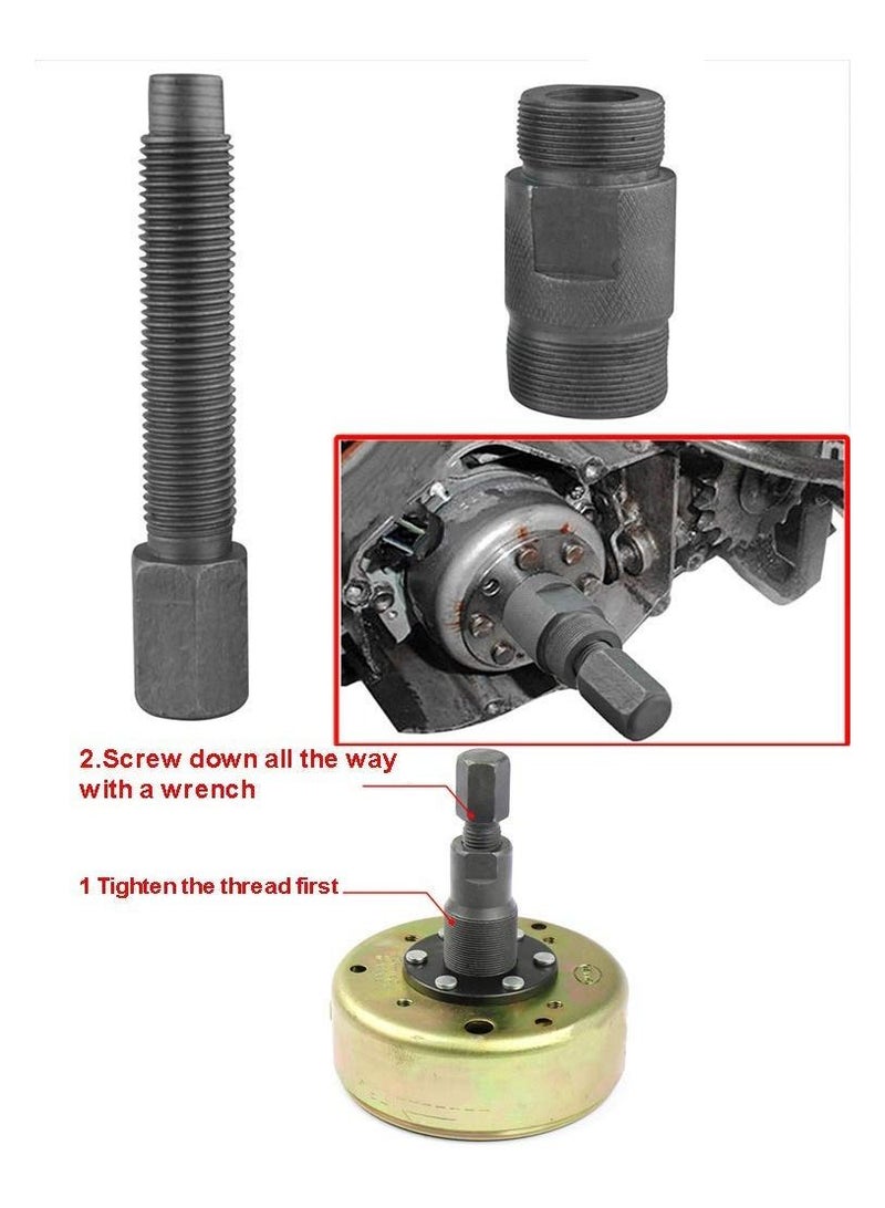 دولاب الموازنة الجزء الثابت Magneto GY6 بولير (24 مم و 27 مم) أداة متوافقة مع 50 125 150CC دراجة ترابية سكوتر ، أداة إصلاح ATV - Image 3