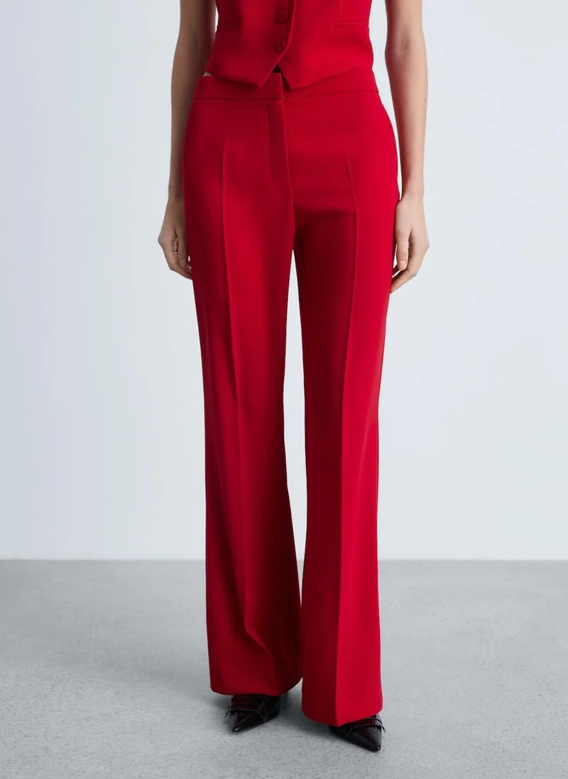 MANGO Wideleg Suit Trousers