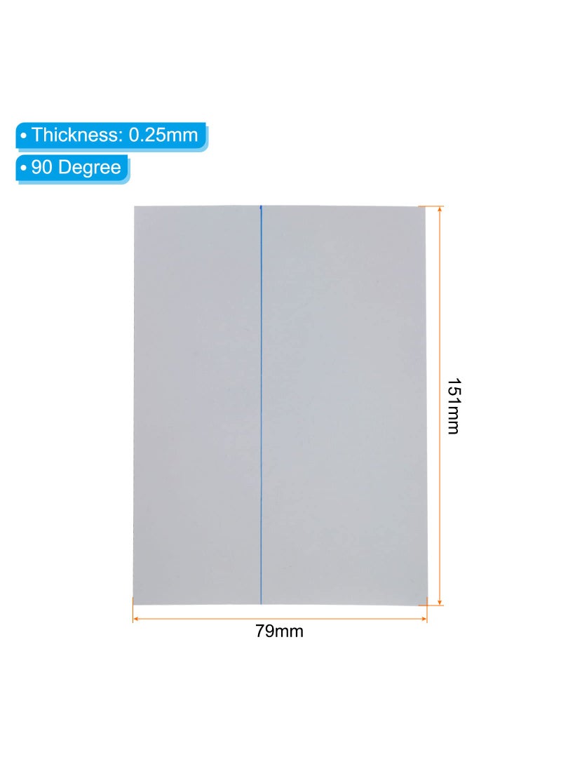 PATIKIL PATIKIL 6.5" Polarized Film Sheets, 2 Pack Adhesive Polarizer Linear Polarizing Filter for Screen, Photography, Lighting, 151mmx79mm, 90 Degree  - Image 2